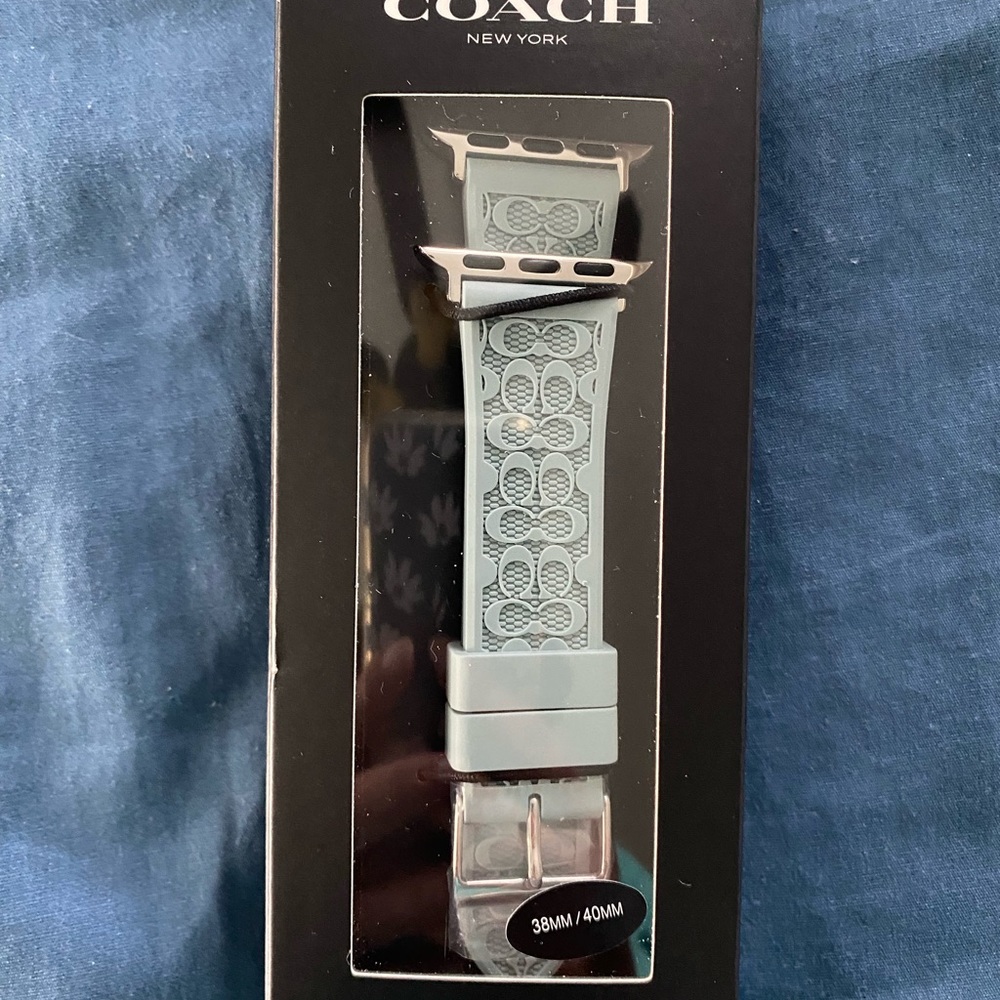 Coach Watch Band Compatible with Apple Watch
